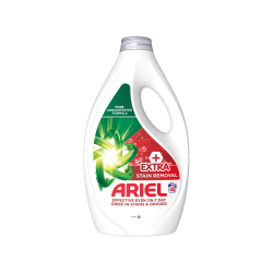 Ariel Płyn do prania, 40 prań, + dodatkowa moc usuwania plam 1,8 l