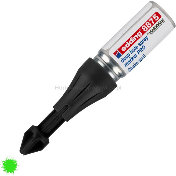 Marker w spreju e-8875 PRO EDDING, do głębokich otworów, blister, zielony neon - 2