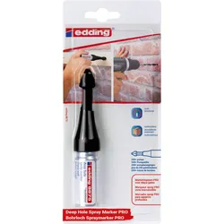 Marker w spreju e-8875 PRO EDDING, do głębokich otworów, blister, zielony neon