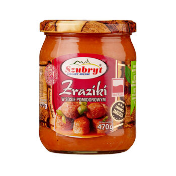 Szubryt Zraziki W Sosie Pomidorowym 470 G