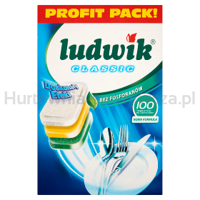 Ludwik Tabletki Do Zmywarek Classic P-Free 100 Szt.