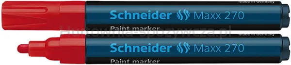 Schneider Marker Olejowy Maxx 270, Okrągły, 1-3Mm, Czerwony 