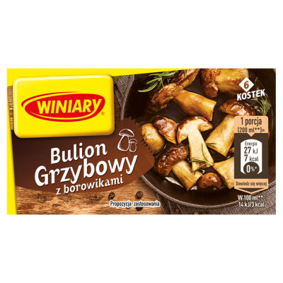 Winiary Bulion Grzybowy Z Borowikami 60 G (6 Kostek)