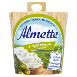 Hochland Almette Z Ogórkiem I Ziołami Puszysty Serek Twarogowy 150 G