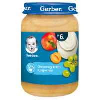 Gerber DeSerekOwocowy Krem Z Jogurtem Po 6 Miesiącu 190 G