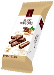 Tago Rurka waflowa w czekoladzie mlecznej 180g x 18 sztuk