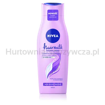 Nivea Szampon Wyzwalający Blask Hairmilk Natural Shine Mleczny 400 Ml