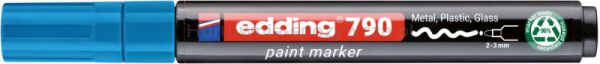 Marker olejowy e-790 EDDING, PCR, jasnoniebieski - 2