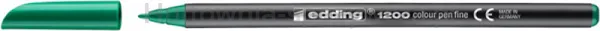 Pisak Z Cienką Końcówką E-1200 Edding, 1 Mm, Zielony