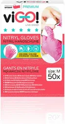 Vigo! Rękawiczki nitrylowe rozmiar M 50 sztuk