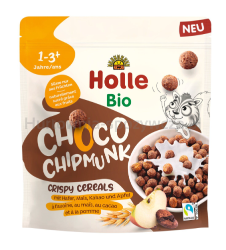 Kulki Zbożowe Kakaowa Wiewiórka Bez Dodatku Cukrów Od 1 Roku Fair Trade Bio 125 G - Holle [BIO]