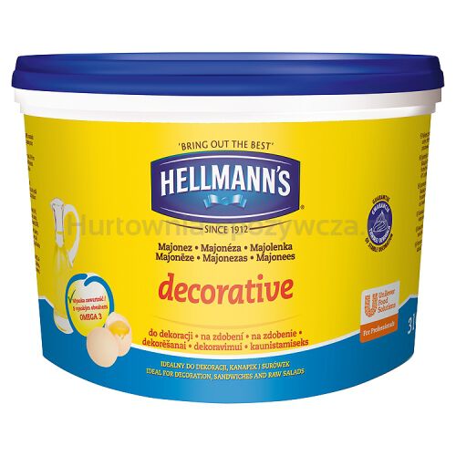 Hellmann'S Majonez Do Dekoracji 3L