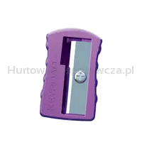 Temperówka metalowa KEYROAD Metal-Colourfull, aluminiowa, podwójna, blister, mix kolorów - 8