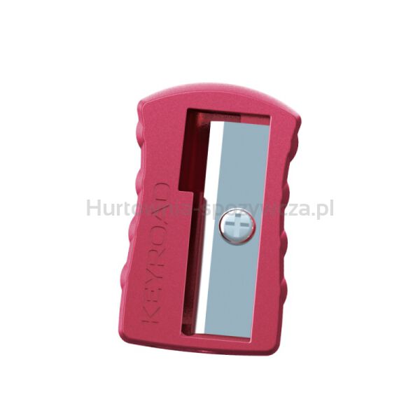 Temperówka metalowa KEYROAD Metal-Colourfull, aluminiowa, podwójna, blister, mix kolorów - 9
