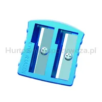 Temperówka metalowa KEYROAD Metal-Colourfull, aluminiowa, podwójna, blister, mix kolorów - 2