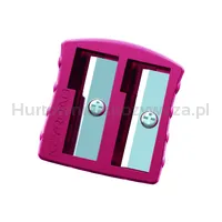 Temperówka metalowa KEYROAD Metal-Colourfull, aluminiowa, podwójna, blister, mix kolorów - 7