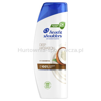 Head & Shoulders Szampon Przeciwłupieżowy Deep Hydration z olejem kokosowym 500 ml