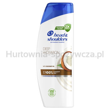 Head & Shoulders Szampon Przeciwłupieżowy Deep Hydration z olejem kokosowym 500 ml