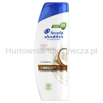 Head & Shoulders Szampon Przeciwłupieżowy Deep Hydration z olejem kokosowym 500 ml