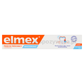 Elmex Pasta Do Zębów Przeciw Próchnicy Whitening 75 ml