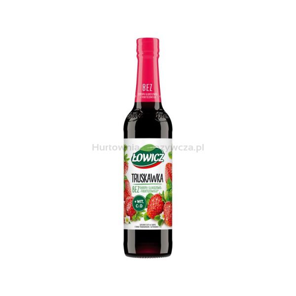 Syrop Łowicz Suplement Diety Truskawka 400 Ml Maspex