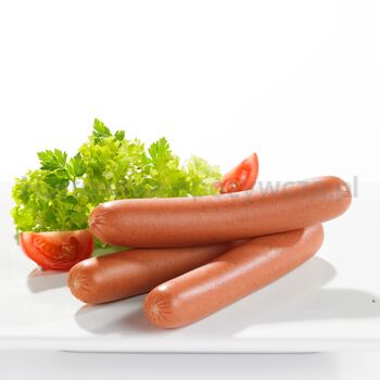 Indykpol Parówki Drobiowe Do Hot-Dogów około  1 Kg 