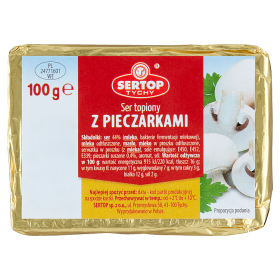 Sertop Ser Topiony Z Pieczarkami Kostka 100 G