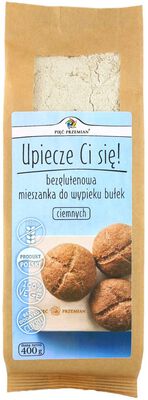 Mieszanka Do Wypieku Bułek Ciemnych Bez Dodatku Cukrów Bezglutenowa 400 G - Pięć Przemian [BIO]