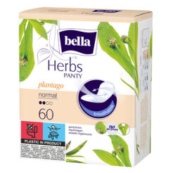 Wkładki Higieniczne Bella Herbs Sensitive Wzbogacone Babką Lancetowatą 60 Szt.