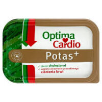 Optima Cardio Potas + 400G. Tłuszcz Roślinny Do Smarowania 45% Z Dodatkiem Steroli Roślinnych I Potasu, O Niskiej Zawartości Sodu. Produkt Solony Solą Potasową.