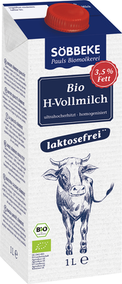 Mleko Bez Laktozy (3,5 % Tłuszczu) Bio 1 L - Sobbeke [BIO]