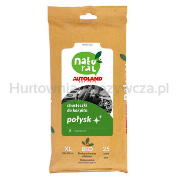 Natural Chusteczki Do Kokpitu Super Połysk 25Szt.