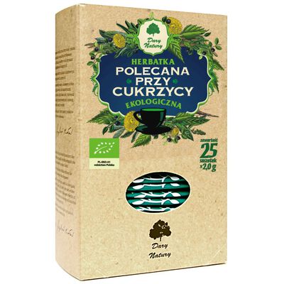 Dary Natury Herbatka Polecana Przy Cukrzycy Bio (25 X 2 G) 50 G [BIO]