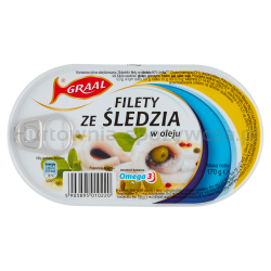 Graal Filety Ze Śledzia W Oleju 170G