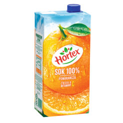 Hortex Sok 100% Pomarańcza Karton 2 L
