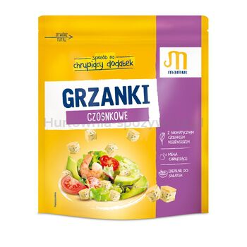 Mamut Grzanki Czosnkowe 150 G Folia Z Czosnkiem Niedźwiedzim 