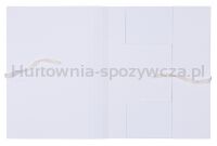 Teczka archiwizacyjna wiązana OFFICE PRODUCTS Budget Pro, 50mm, karton, biała wewn., A4, 250gsm, 3-skrz., biała - 2