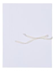 Teczka archiwizacyjna wiązana OFFICE PRODUCTS Budget Pro, 50mm, karton, biała wewn., A4, 250gsm, 3-skrz., biała