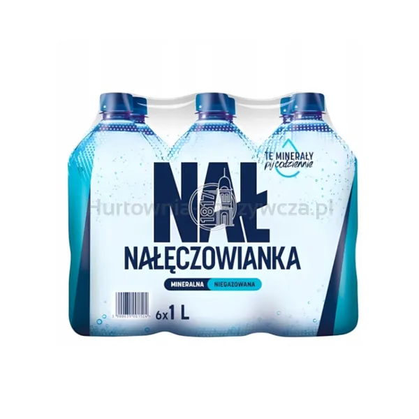 Nałęczowianka Naturalna woda mineralna niegazowana 1 l<br>(w tym +0,50 zł/szt. zwrotnej kaucji)
