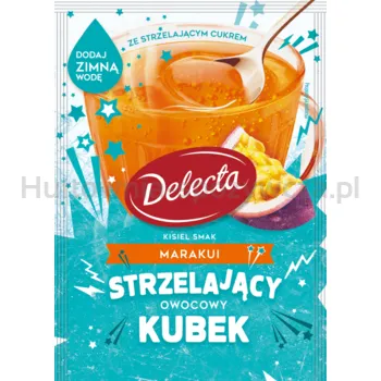 Delecta OK Kisiel na zimno z cukrem strzelającym marakuja 34g