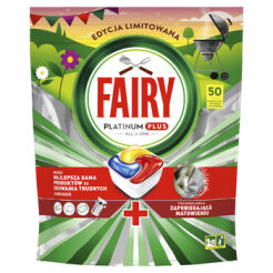 Fairy Platinum Plus All In One Kapsułki Do Zmywarki Cytrynowe Edycja Limitowana 50 Szt. 776 G