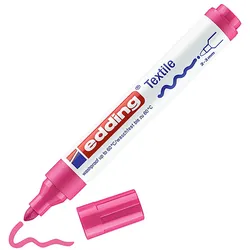 Marker Tekstylny E-4500 Edding, 2-3 Mm, Różowy Neonowy