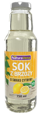 Sok Z Brzozy Z Cytryną 750 Ml - Naturavena [BIO]