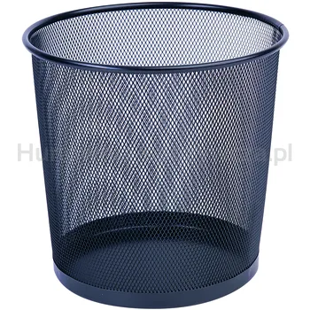 Kosz Na Śmieci Q-Connect Office Set Metalowy 12L Czarny