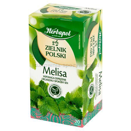 Herbata HERBAPOL Zielnik Polski, 20 torebek, melisa