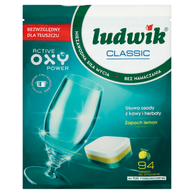 Ludwik Tabletki Do Zmywarek Classic Lemon 94 Szt. Doypack