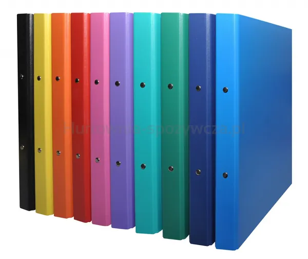 Donau Segregator ringowy PP, A4/2R/20mm, mix kolorów 