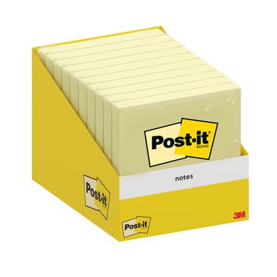 Post-It Karteczki samoprzylepne 76x76mm, 1x100 kart., kanarkowy żółty [BIURO]