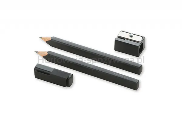 Zestaw MOLESKINE 2 ołówki czarne z drzewa cedrowego 2B i temperówka