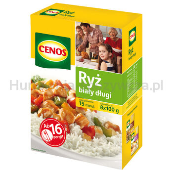 Cenos Ryż Biały Długi 8X100 G